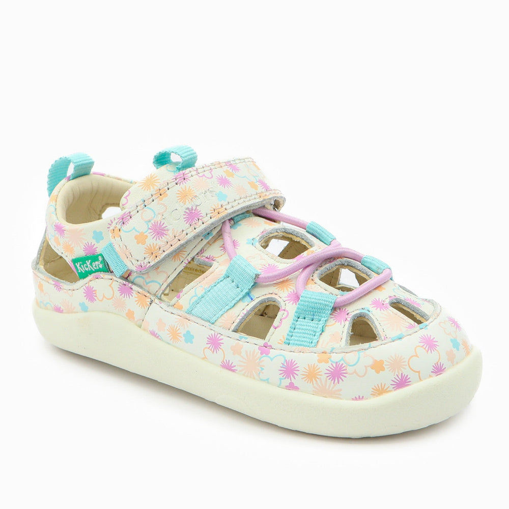 Kickers KickFrony Blanc Fleurs Eté