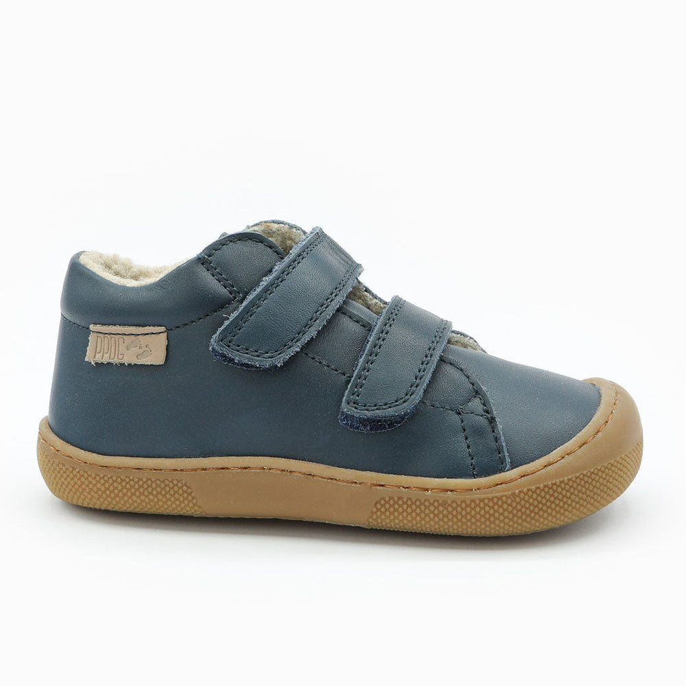 Naturino Barefoot Orec con velcros de lana azul marino