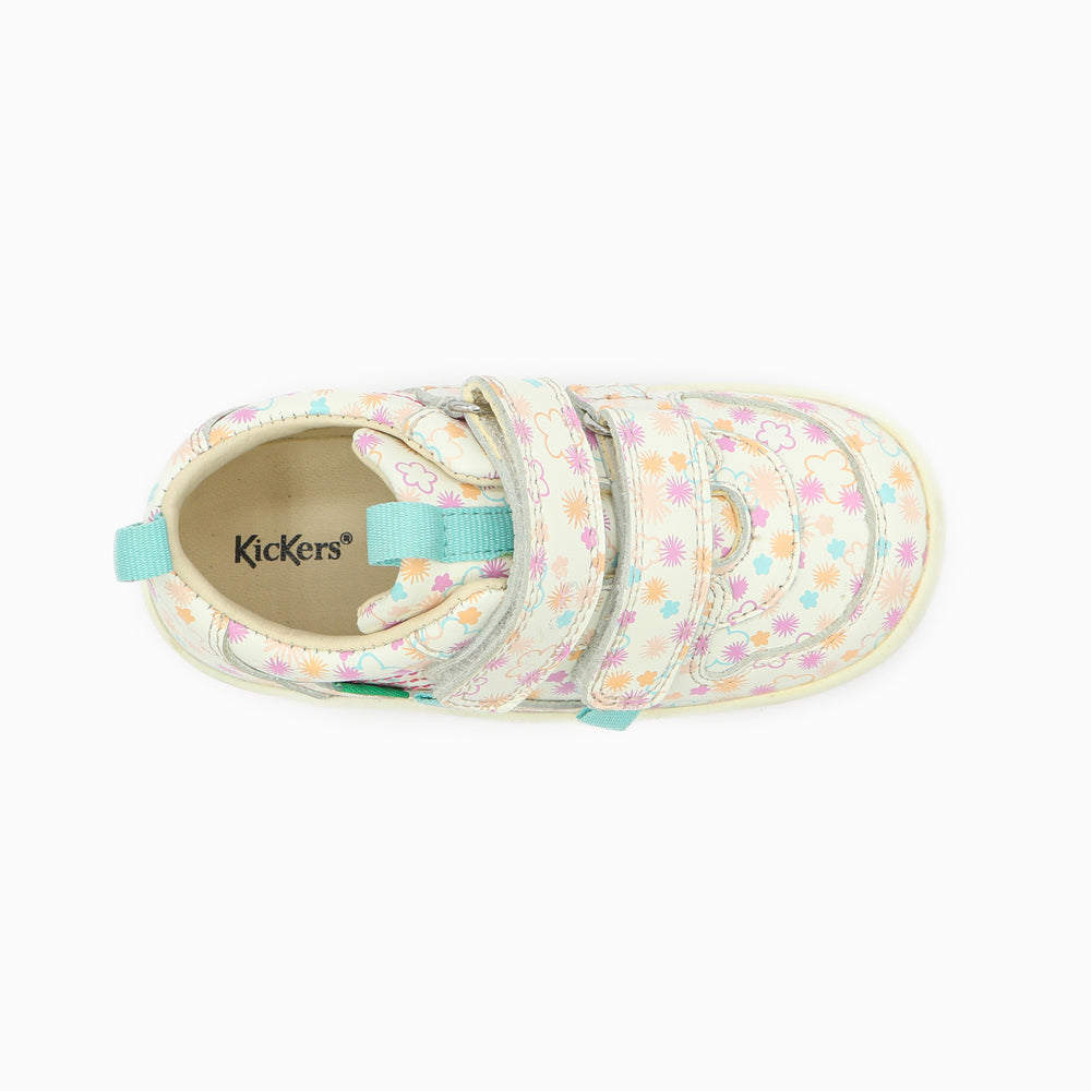 Kickers KickFrapy Blanco Flores Verano