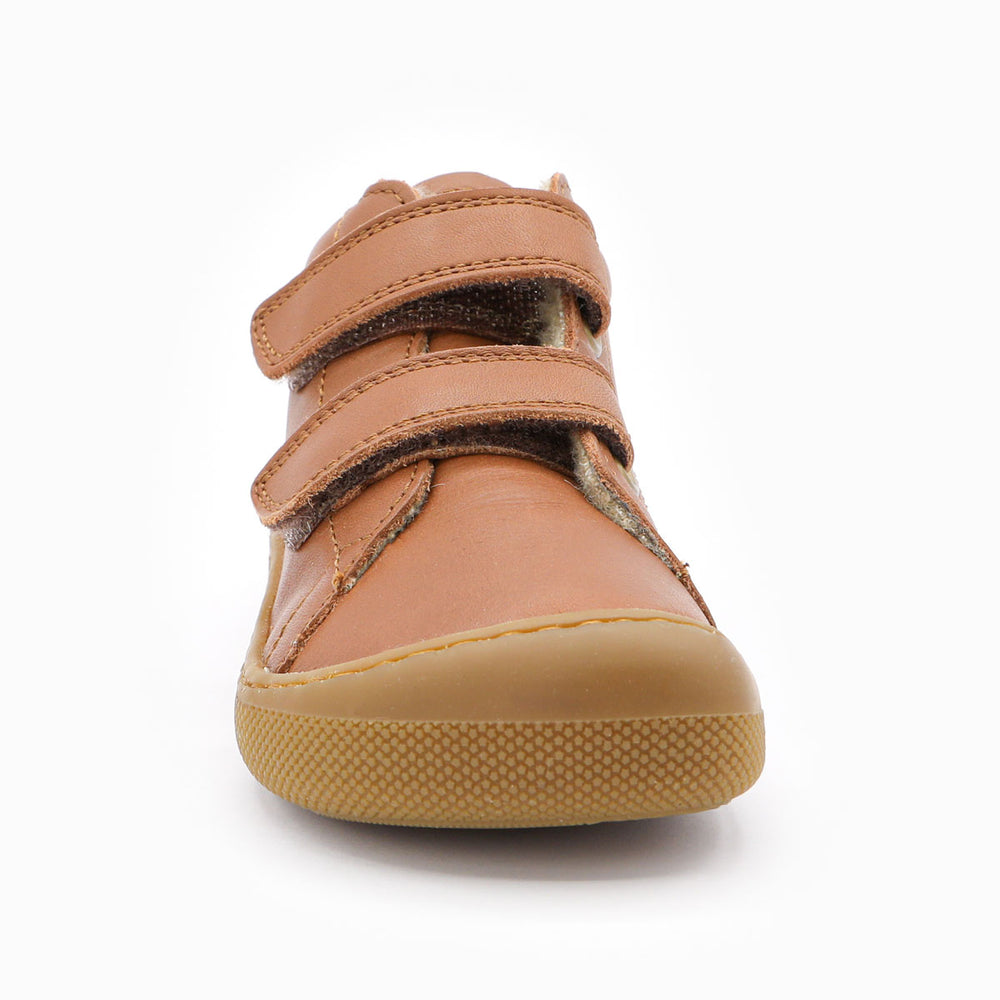 Naturino Barefoot Orec Velcros Wool Cuoio