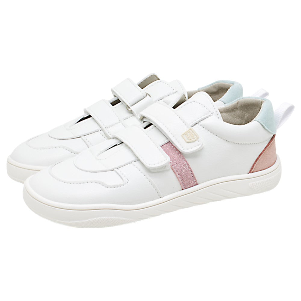 Piruflex Teens First Sport Suede Blanco Rosa