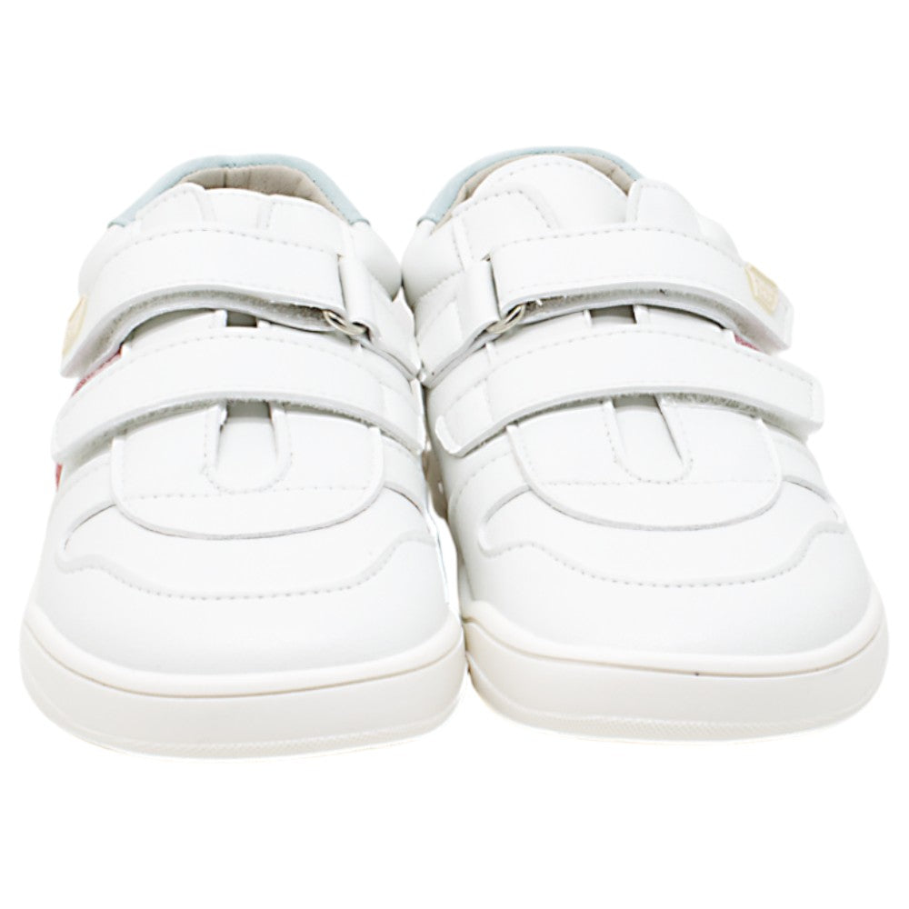 Piruflex Teens First Sport Suede Blanco Rosa