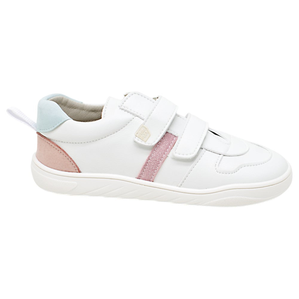 Piruflex Teens First Sport Suede Blanco Rosa