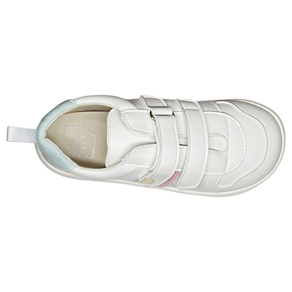 Piruflex Teens First Sport Suede Blanco Rosa