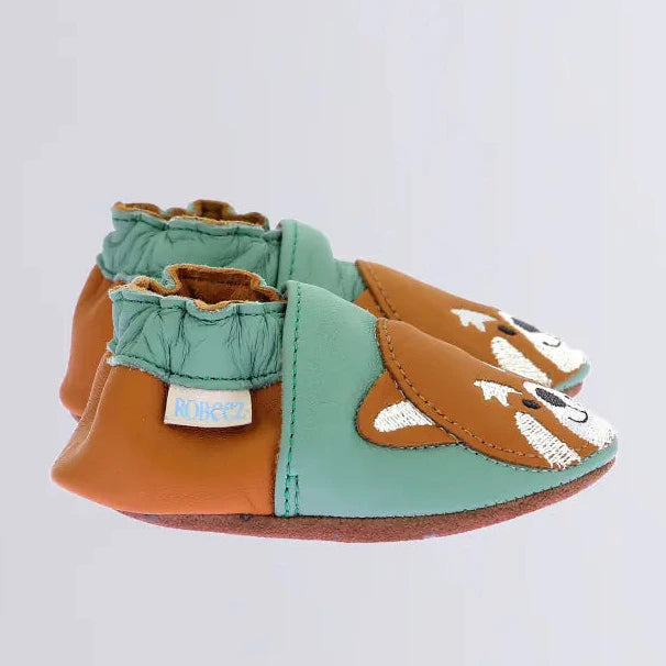 Robeez Primeros Pasos Gingerbear Verde Camel