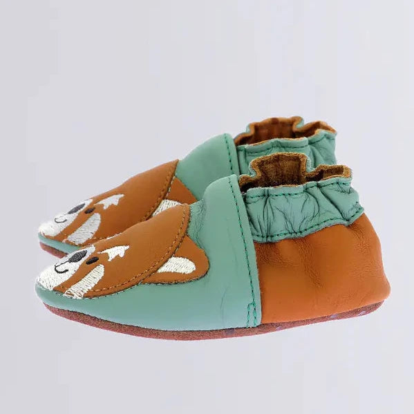 Robeez Primeros Pasos Gingerbear Verde Camel