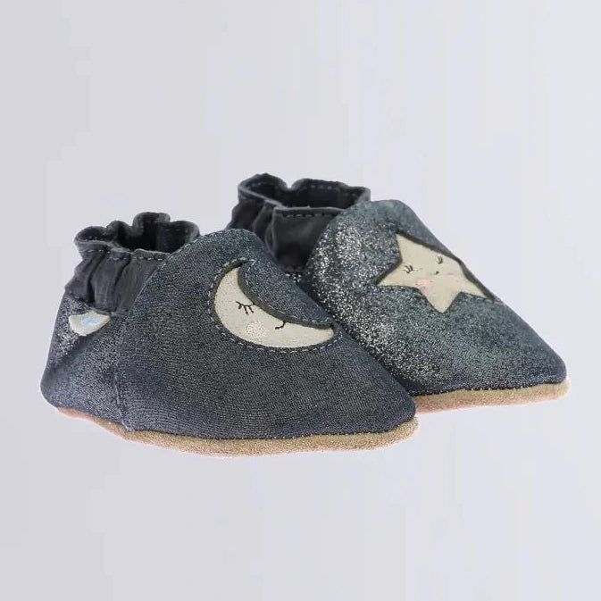 Robeez Chaussons Circus Style Marine Brillant