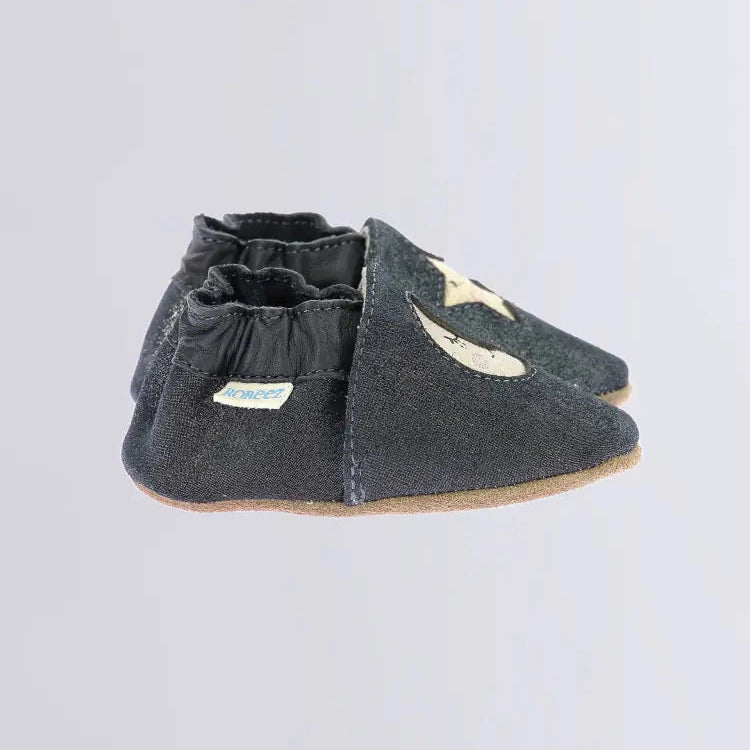Robeez Chaussons Circus Style Marine Brillant