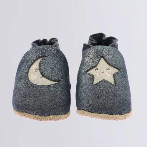 Robeez Chaussons Circus Style Marine Brillant