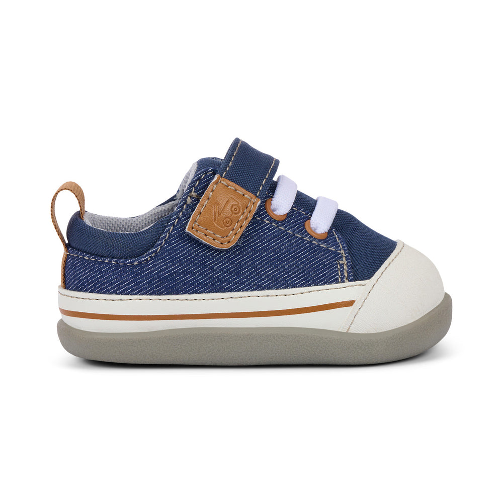 See Kai Run First Walker Stevie Navy Denim