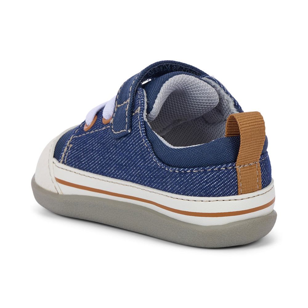 See Kai Run First Walker Stevie Navy Denim