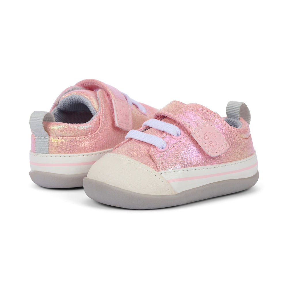 See Kai Run First Walker Stevie Pink Metallic