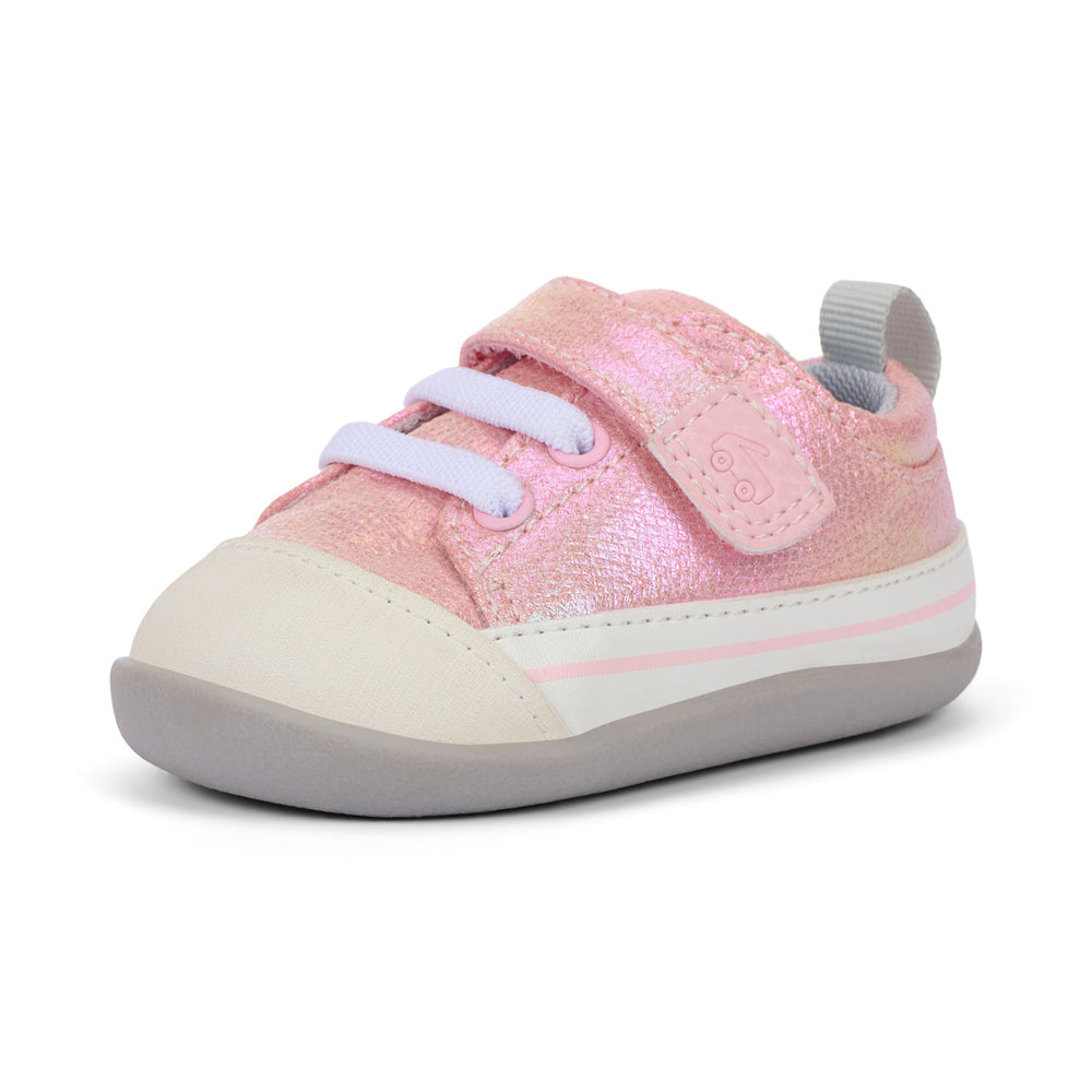 See Kai Run First Walker Stevie Pink Metallic