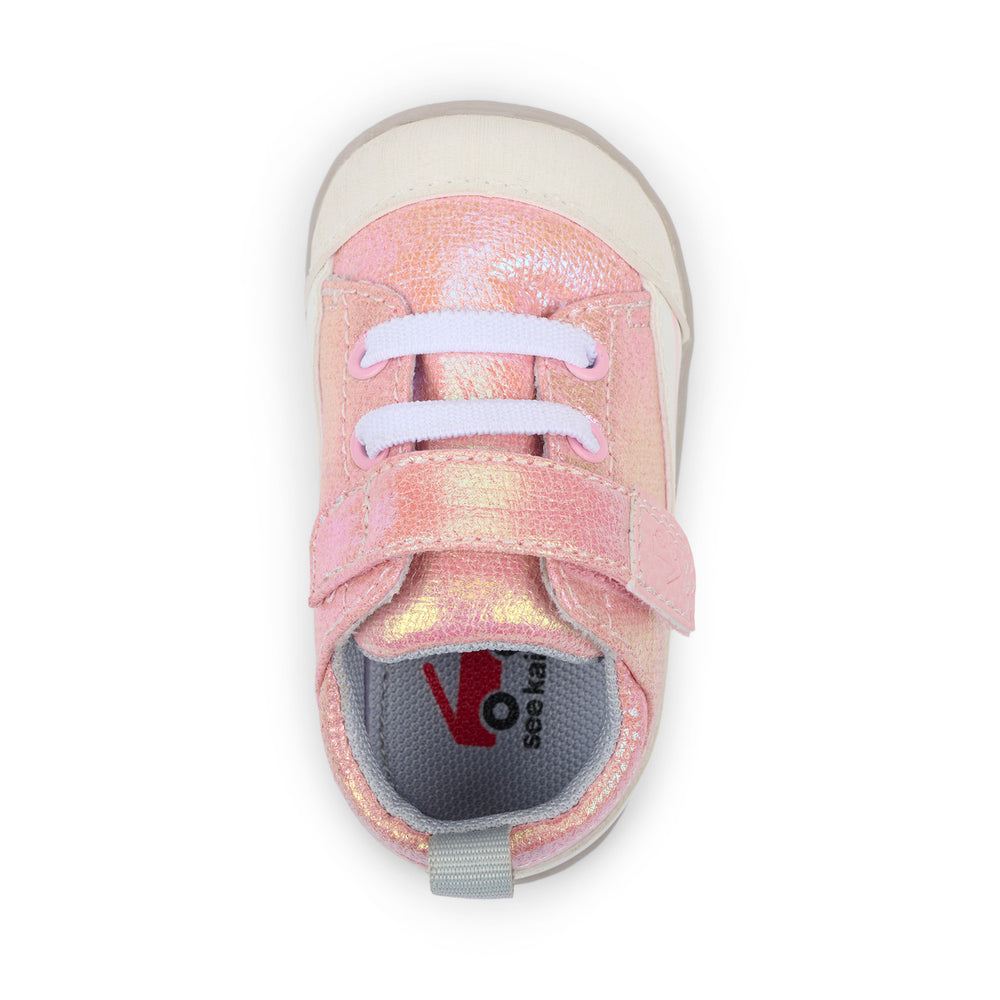 See Kai Run First Walker Stevie Pink Metallic