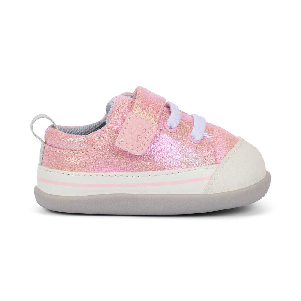 See Kai Run First Walker Stevie Pink Metallic