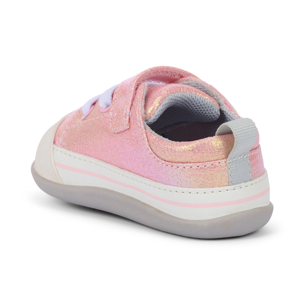 See Kai Run First Walker Stevie Pink Metallic