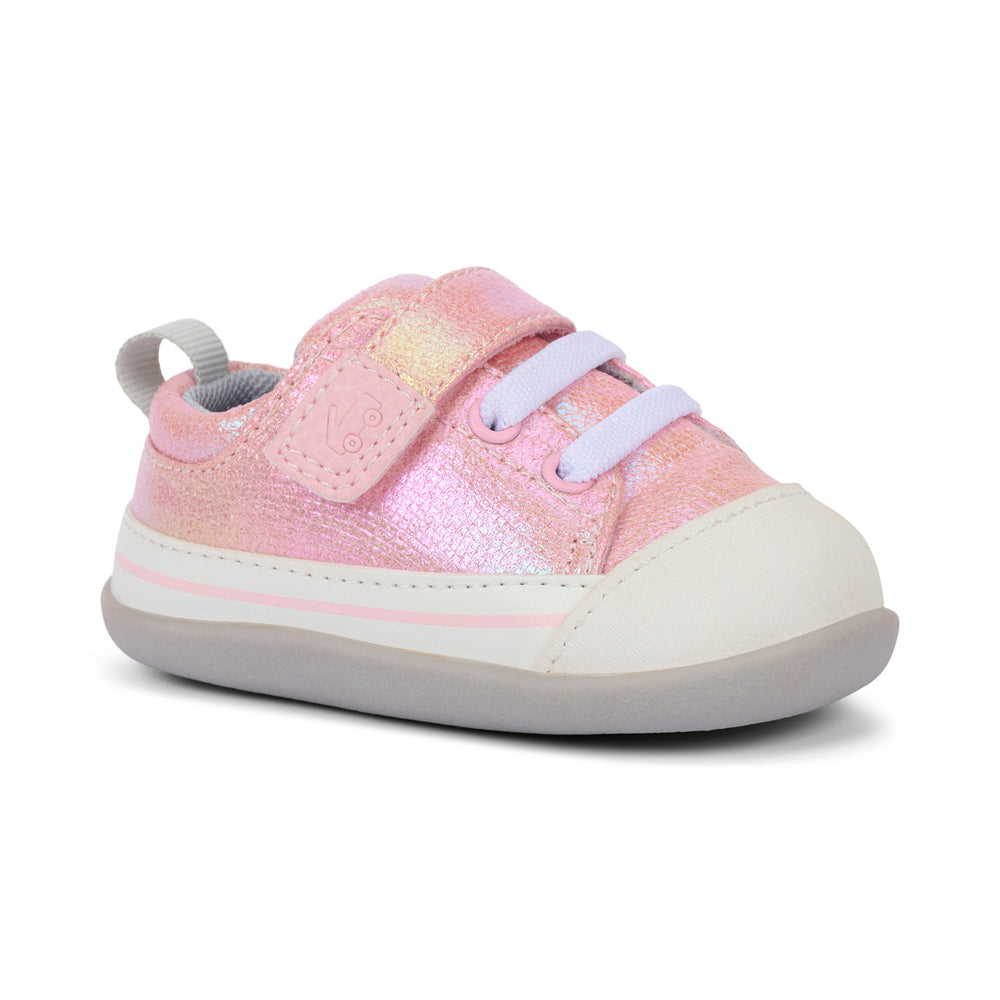 See Kai Run First Walker Stevie Pink Metallic