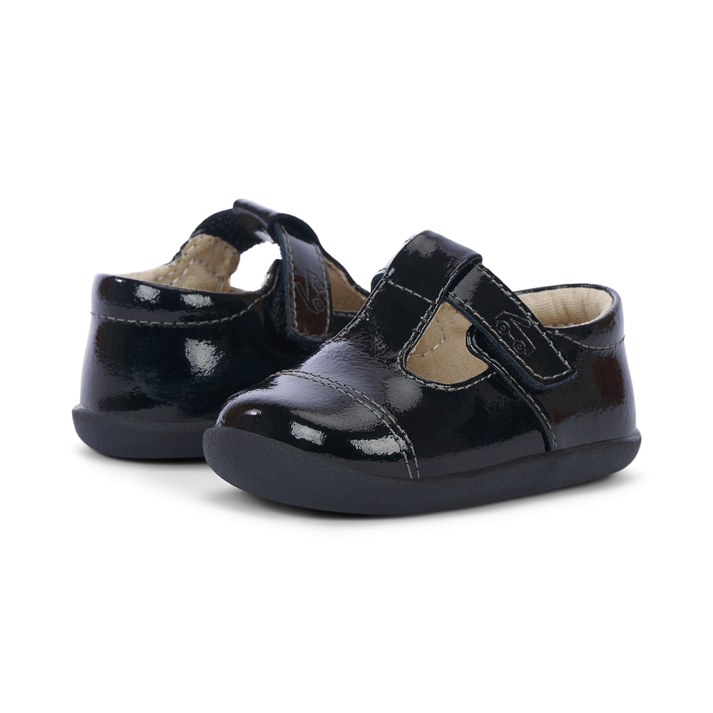 See Kai Run First Walker Bianca Black Patent