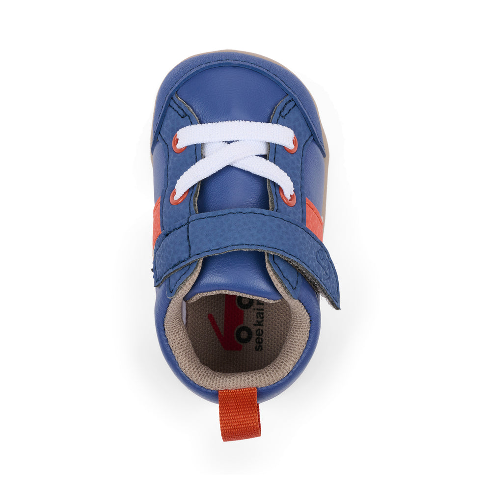 See Kai Run First Walker Connor Navy Orange