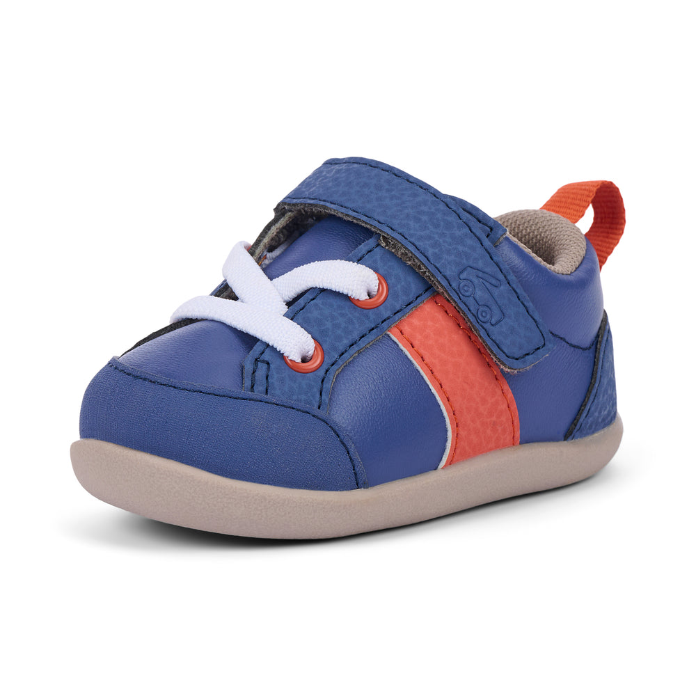 See Kai Run First Walker Connor Navy Orange