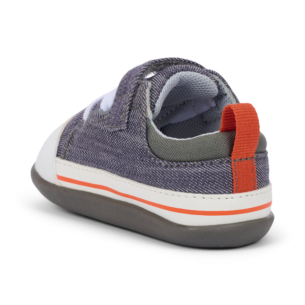 See Kai Run First Walker Stevie Gray Denim