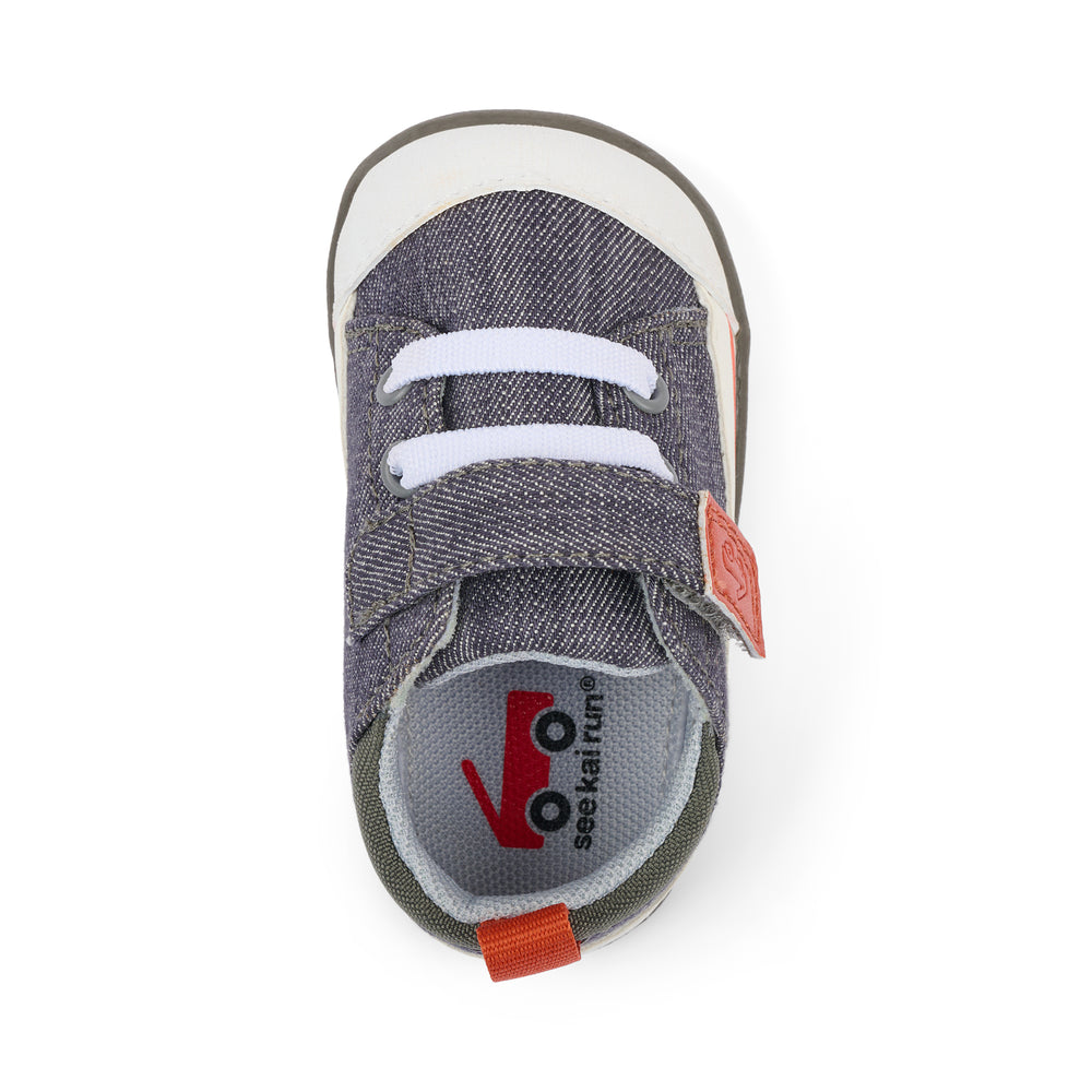 See Kai Run First Walker Stevie Gray Denim