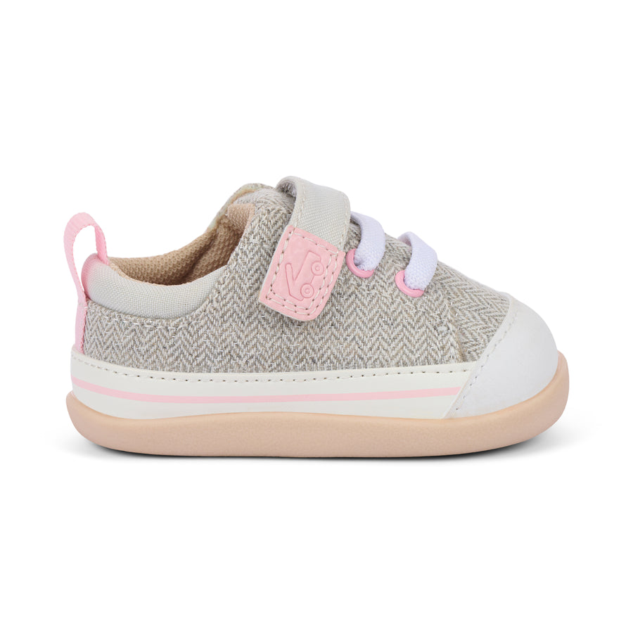 See Kai Run First Walker Stevie Gray Herringbone