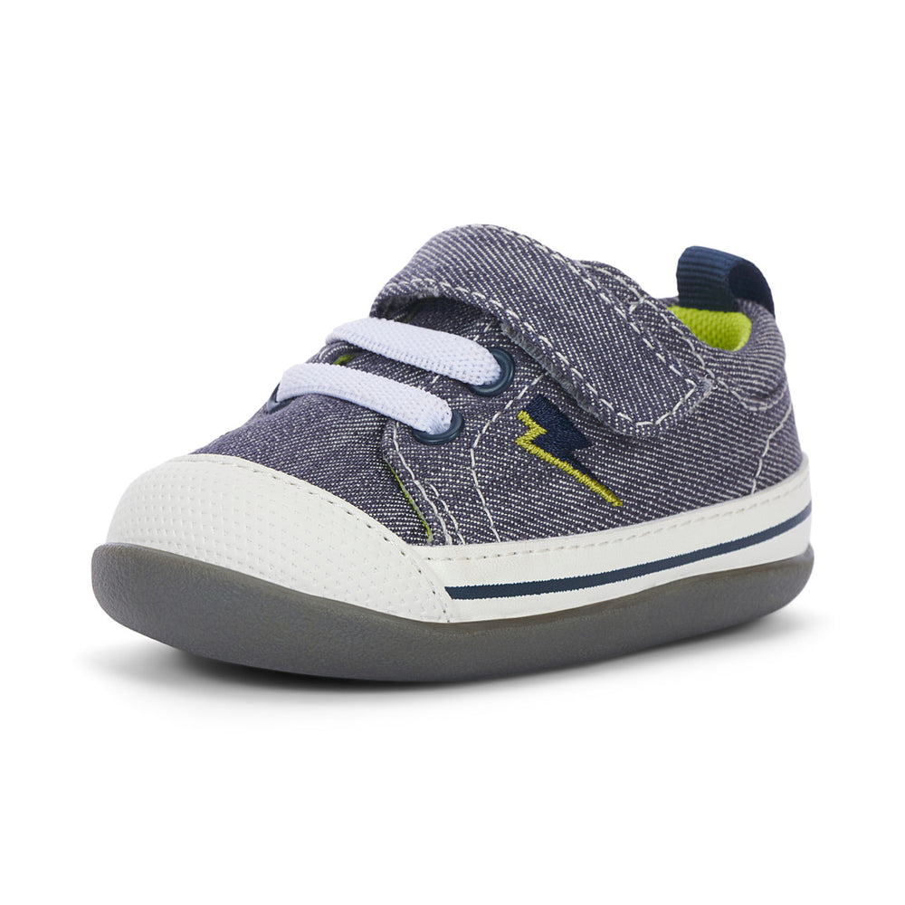 See Kai Run First Walker Stevie II Gray Lightning