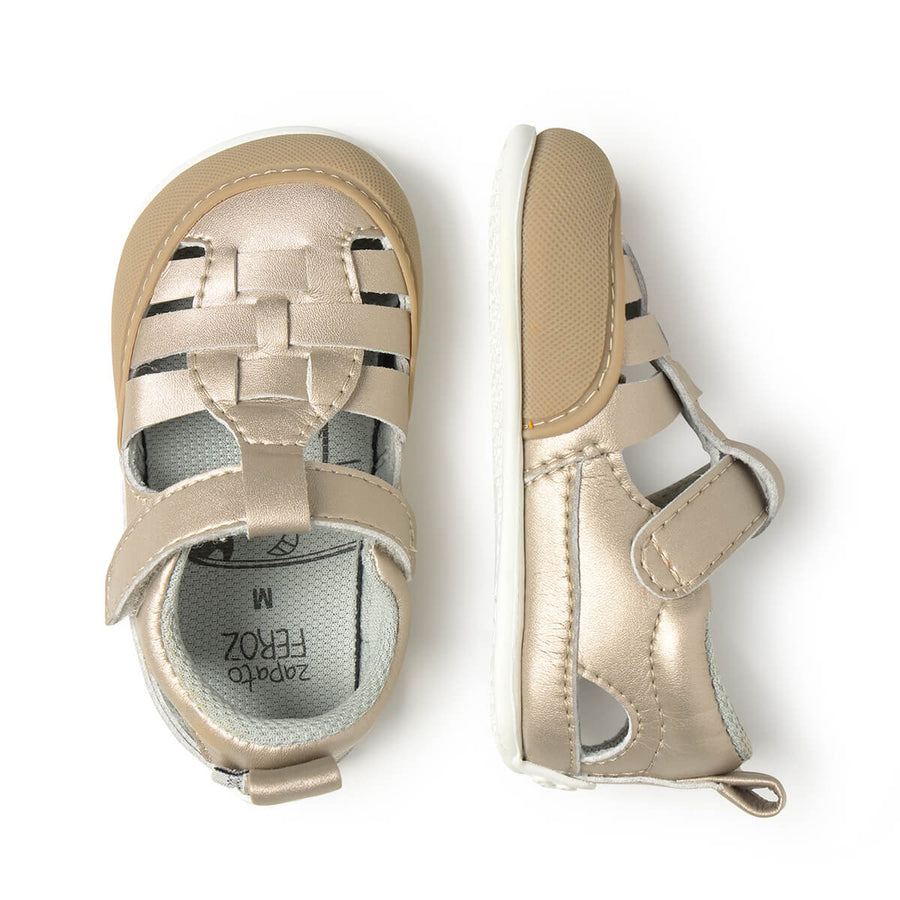 Zapato Feroz Feroz Tabarca Dorado Microfibra