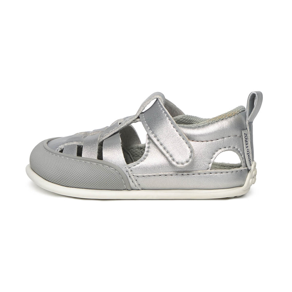 Zapato Feroz Féroces Tabarca Plata Microfibra