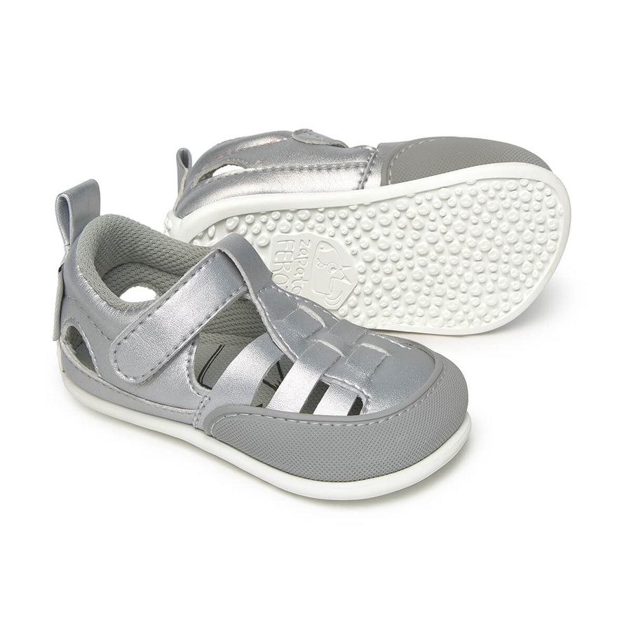 Zapato Feroz Feroz Tabarca Plata Microfibra