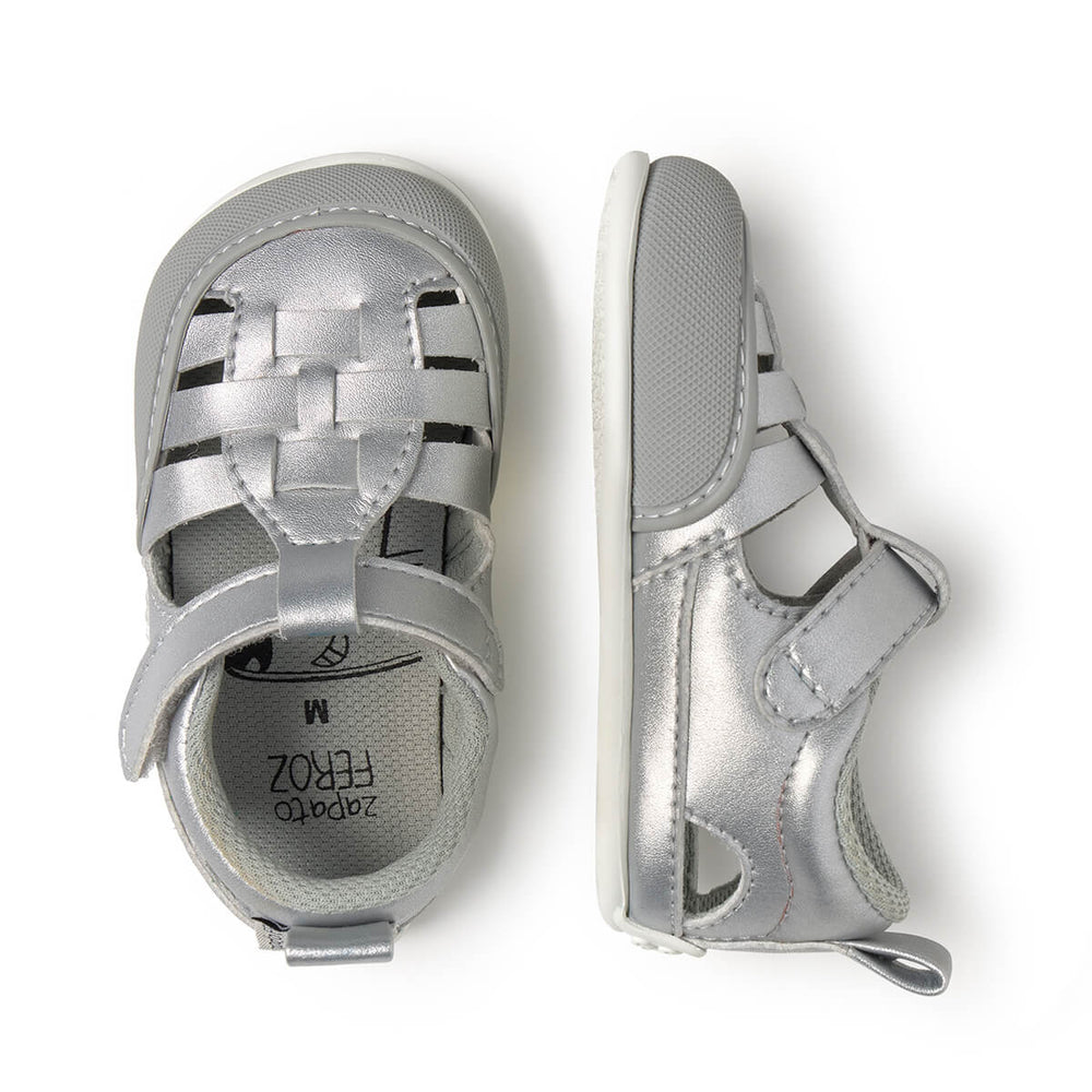 Zapato Feroz Féroces Tabarca Plata Microfibra