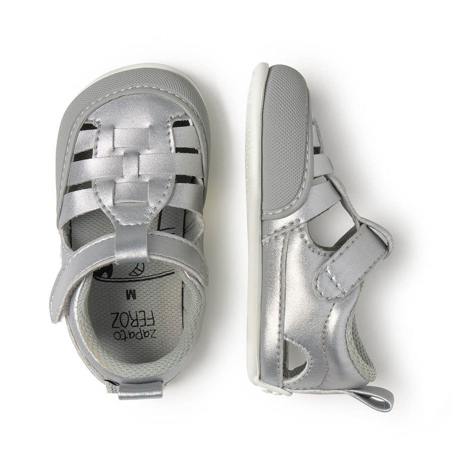 Zapato Feroz Feroz Tabarca Plata Microfibra