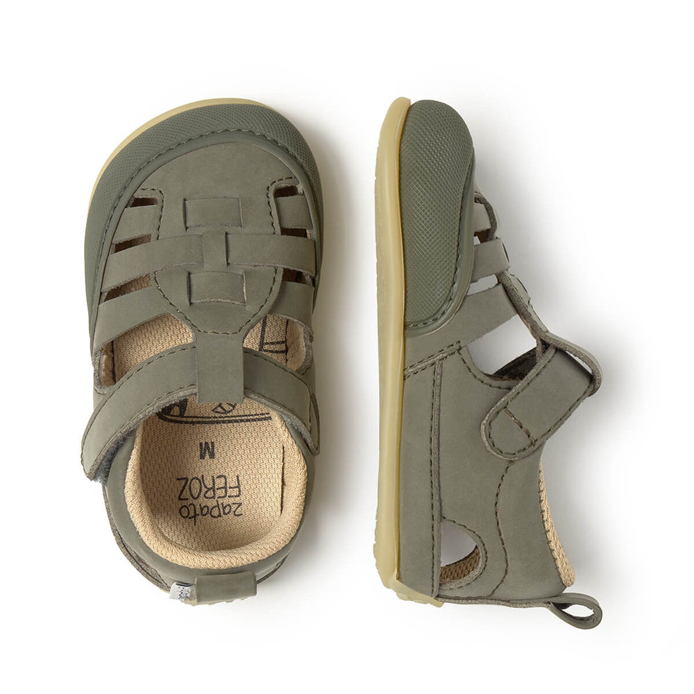 Zapato Feroz Feroz Tabarca Kaki Microfibra