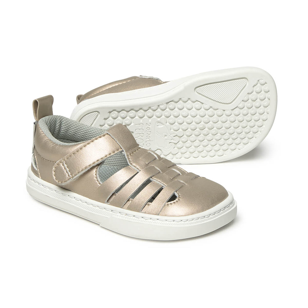 Zapato Feroz Rockers Tabarca Oro Microfibra