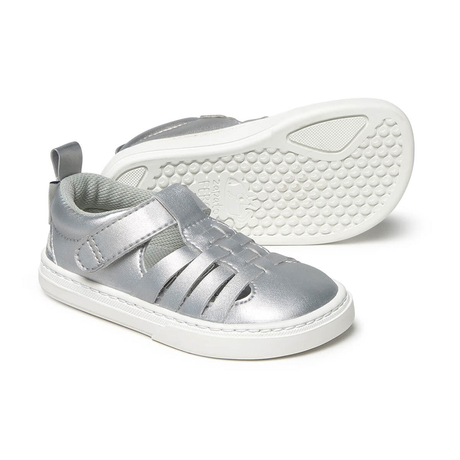 Zapato Feroz Rockers Tabarca Plata Microfibra