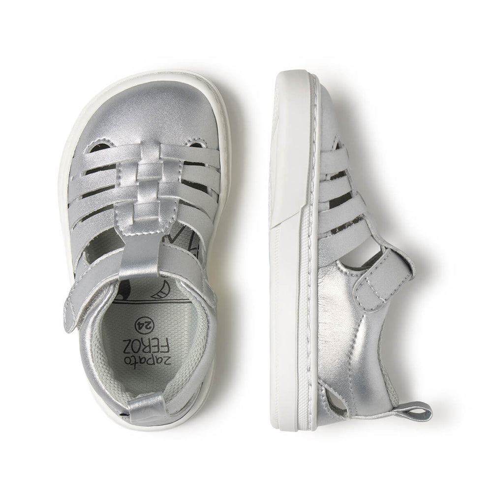 Zapato Feroz Rockers Tabarca Plata Microfibra