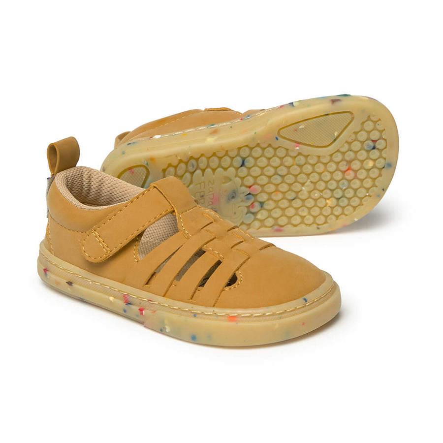 Zapato Feroz Rockers Tabarca Mostaza Microfibra