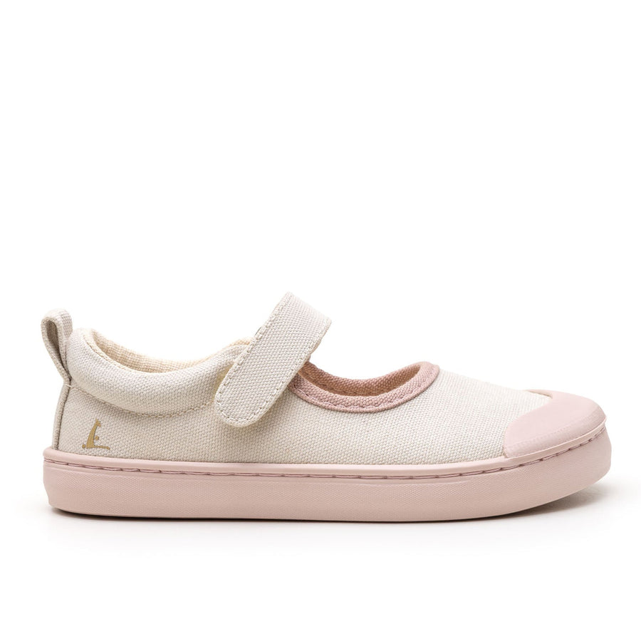 Tip Toey Joey Kidos Gaia Green Lona Creme Lona Rosa Quartzo