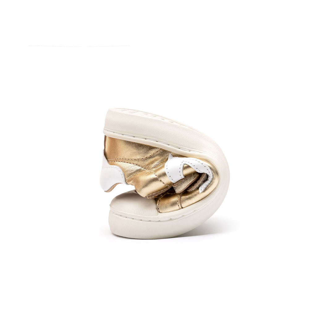 Tip Toey Joey Kidos Hopper Metal Gold White