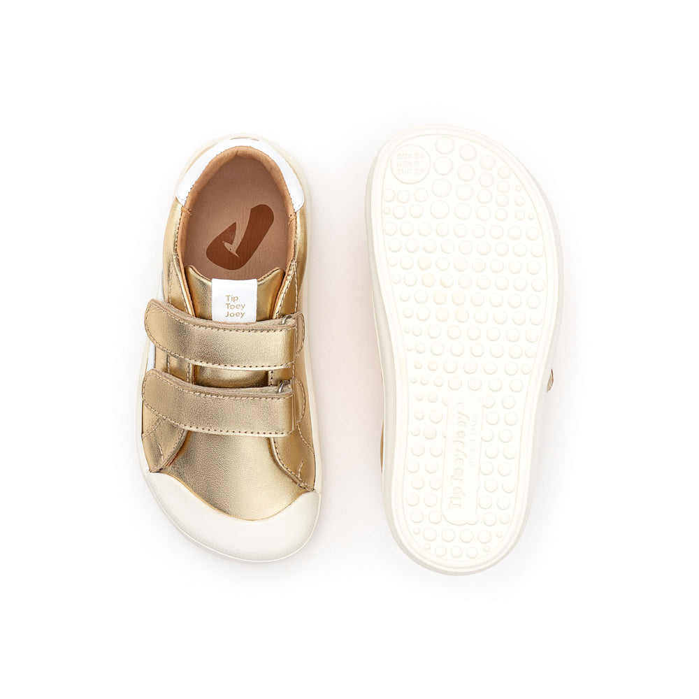 Tip Toey Joey Kidos Hopper Metal Gold White