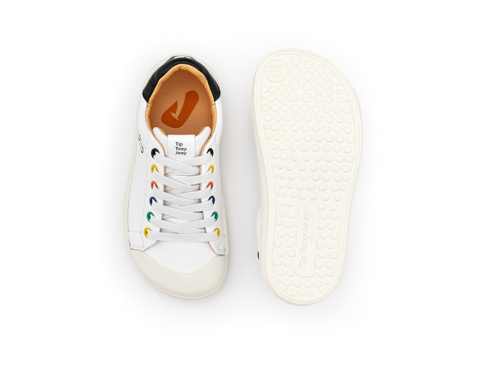 Tip Toey Joey Kidos Sneakers Volt Playground White Black