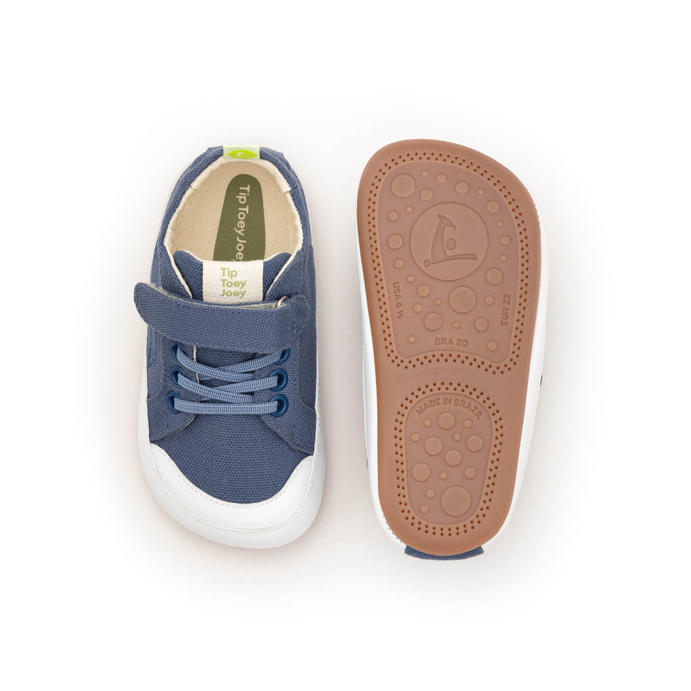 Tip Toey Joey Primeiros Dash Green Lona Azul Klein