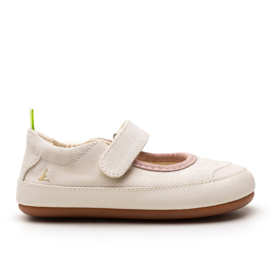 Tip Toey Joey Primeiros Gaia Green Lona Creme Lona Rosa Quartzo