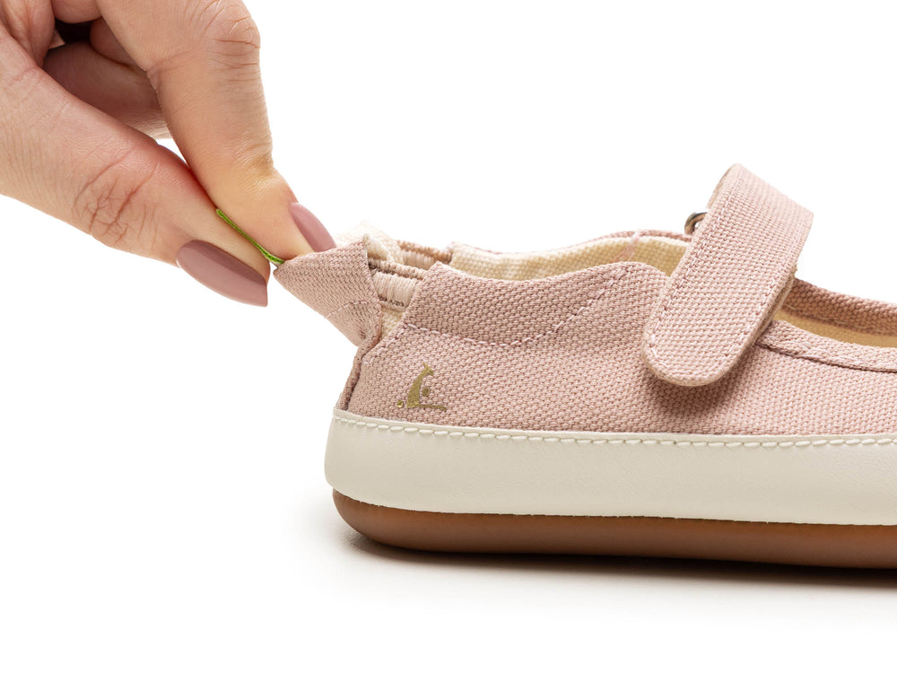 Tip Toey Joey Primeiros Gaia Green Lona Rosa Quartzo