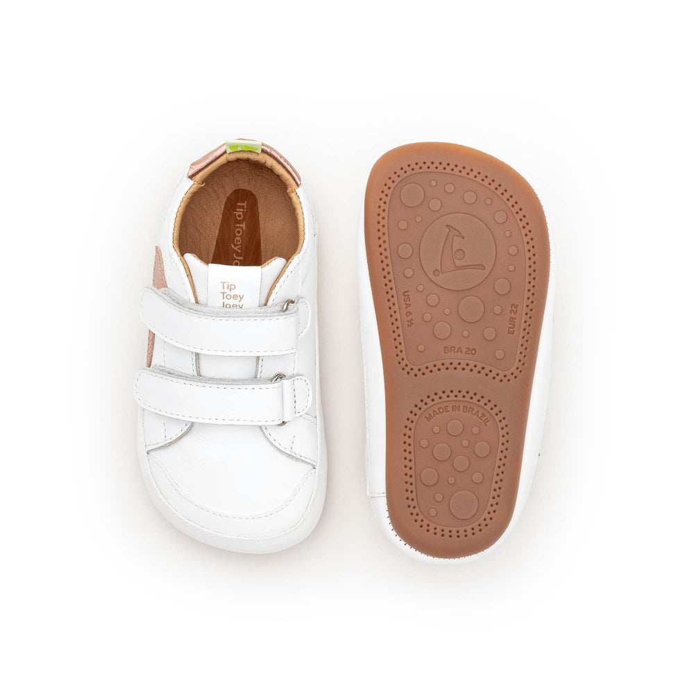 Tip Toey Joey Primeiros Hopper White Rose Gold