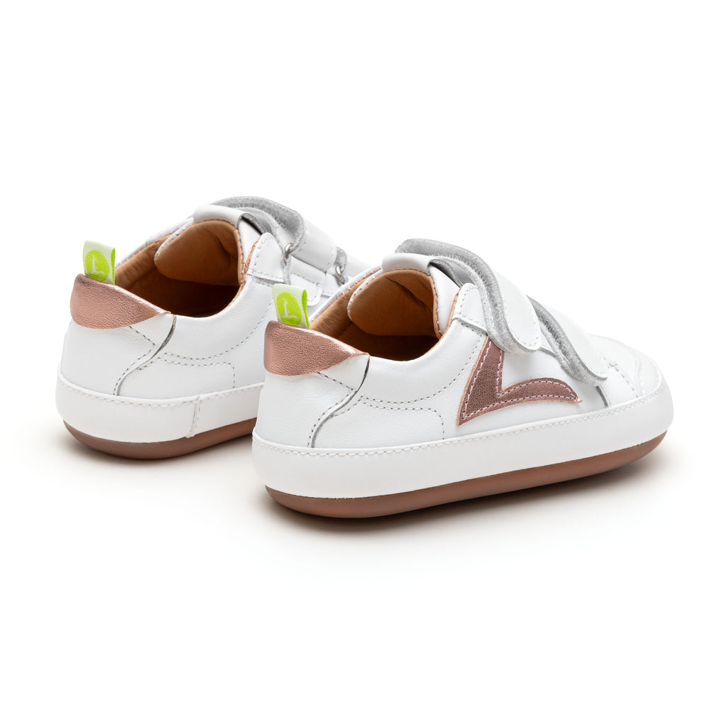 Tip Toey Joey Primeiros Hopper White Rose Gold