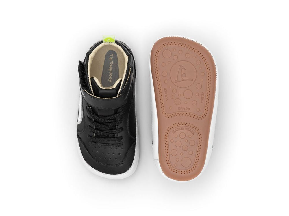 Tip Toey Joey Primeiros Landy High Top Black White