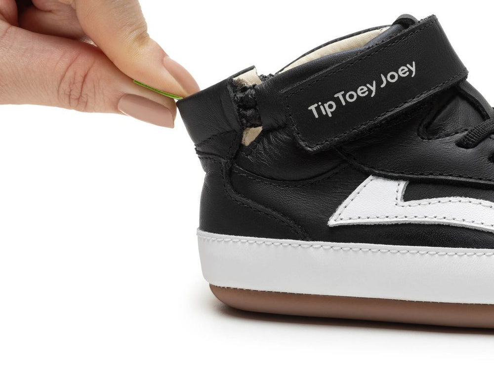 Tip Toey Joey Primeiros Landy High Top Black White