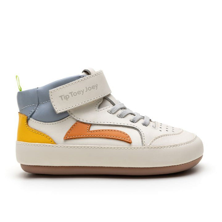 Tip Toey Joey Primeiros Landy High Top Tapioca Tangerine Caja